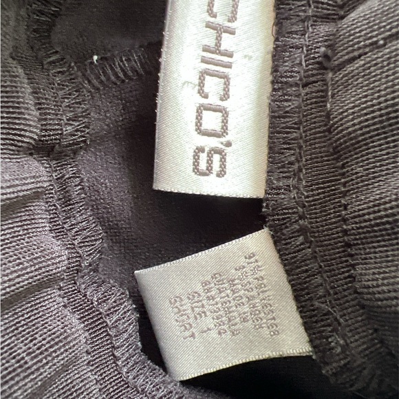 Black Women's Chico traveler matching set Size 1 - Picture 6 of 6